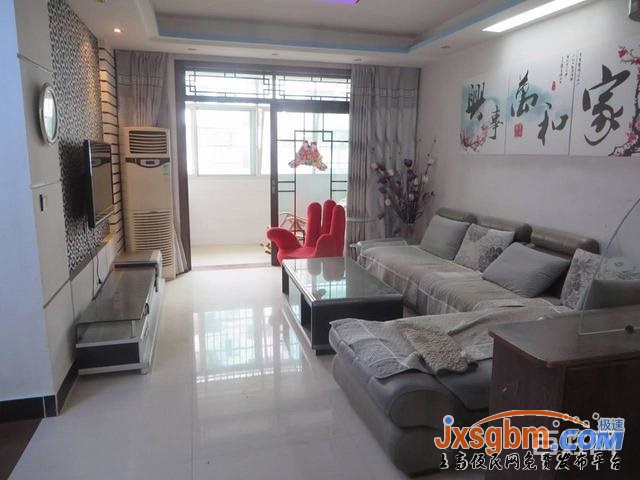 上高芙蓉佳苑2樓精裝三室送家私產權車庫32平讀書近